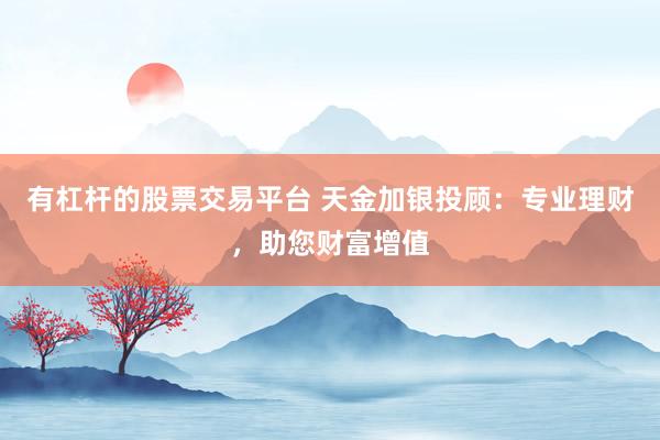 有杠杆的股票交易平台 天金加银投顾：专业理财，助您财富增值